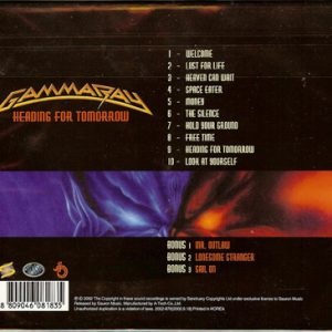 2002 – Heading For Tomorrow (+3 Bonus Tracks) Korea Cd.