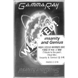 WANTED: 1993 – Insanity And Genius – Tape – Korea.