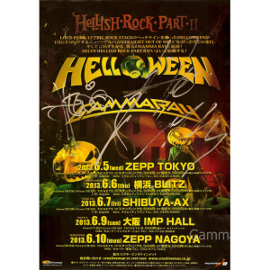 2013 – Hellish Rock Part II Japan Tour -13 – Flyer.