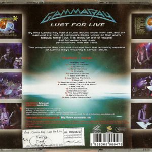 2003 – Lust For Live – VCD – Thailand.
