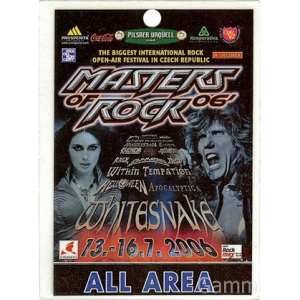 2006 – Masters of Rock Pass – 13/16 – 7 – Czech Republic.