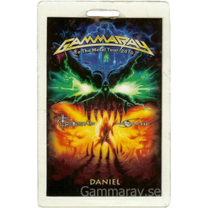 2010 – To the Metal Europa Tour Pass.