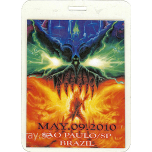 2010 – To the Metal Tour Pass – 9/5 – Brazil.