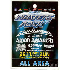 2011 – Winter Masters of Rock Pass – 26/11 – Czech Republic.