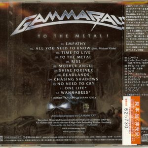 2010 – To The Metal – Cd – 2 Bonus tracks – Japan Promo.