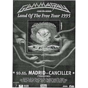 WANTED: 1995 – Land Of The Free –  Tour 95 – Spain.