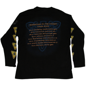 Skeletons In The Closet – Long Sleeve – Tour 2002.