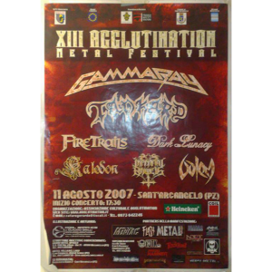 WANTED: 2007 – XIII Agglutination Metal Festival Poster.