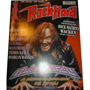 WANTED: Rock Hard Magazine – Nr8 – 2001 – Spanish.