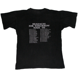 T-shirt – Headache For Tomorrow – Tour 1990.