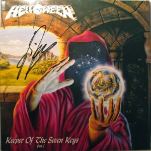 1987 – Keeper Of The Seven Keys Part I – Lp – Blue Vinyl & Poster.