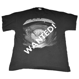 WANTED: Land Of The Free – Tour 95 – T-shirt.