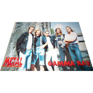WANTED: Gamma Ray – Metal Poster.
