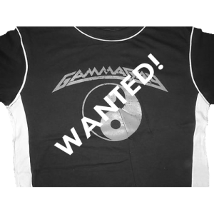 WANTED: Gamma Ray T-Shirt With Band Logo.