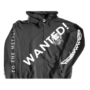 WANTED: To The Metal – Tour 2010 – Zip Hoodie.