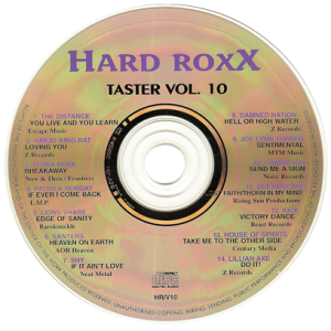 1999 – Hard Roxx – Taster Vol. 10 – Cd.