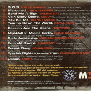 2001 – M! – The Best Heavy Metal Compilation – Cd.