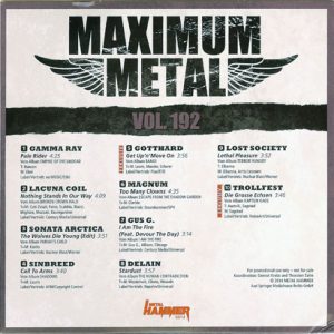 2014 – Maximum Metal – Metal Hammer – Vol. 192 – Cd.