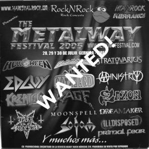 WANTED: 2006 – The Metalway Festival 2006 – Cd.