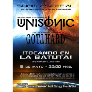 WANTED: Flyer – Chile – Santiago/La Batuta – 15.05.2012.