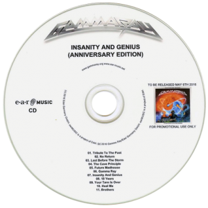 2016 – Insanity And Genius (Anniversary Edition) – Promo 2Cd-r.