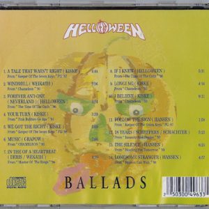 2000 – Helloween – Ballads – Bootleg Cd.