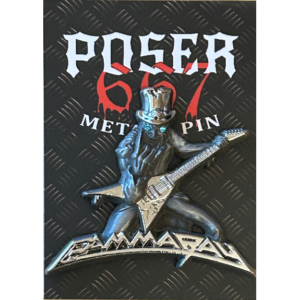 Metal Pin – Gamma Ray Alive – Silver.
